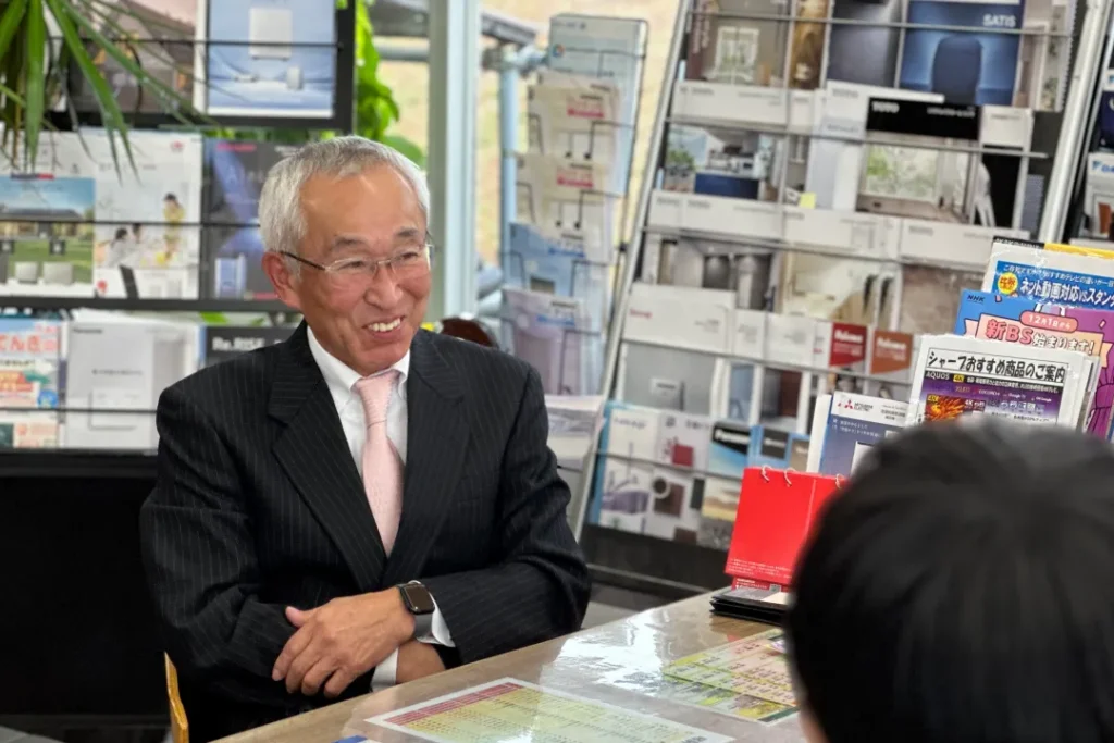 デンキカン泉藤井社長