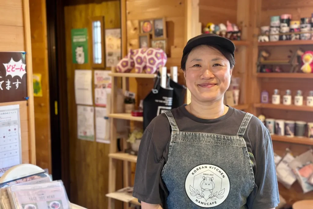 NAMUCAFE店主のハンさん